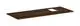 Hansgrohe-HG-Xelu-Q-Konsole-1360-550-mit-Ausschnitt-rechts-fuer-Aufsatzwaschtisch-mit-Hahnloch-Nussbaum-Dunkel-54124630 gallery number 1
